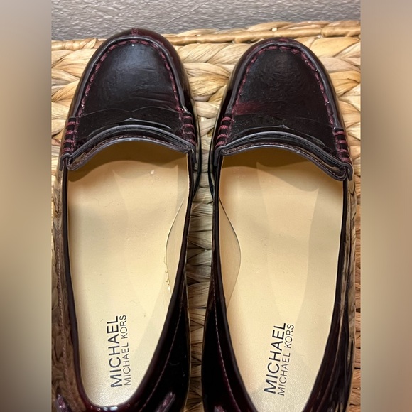MICHAEL KORS heeled leather loafers 🩷🖤 - Picture 6 of 6